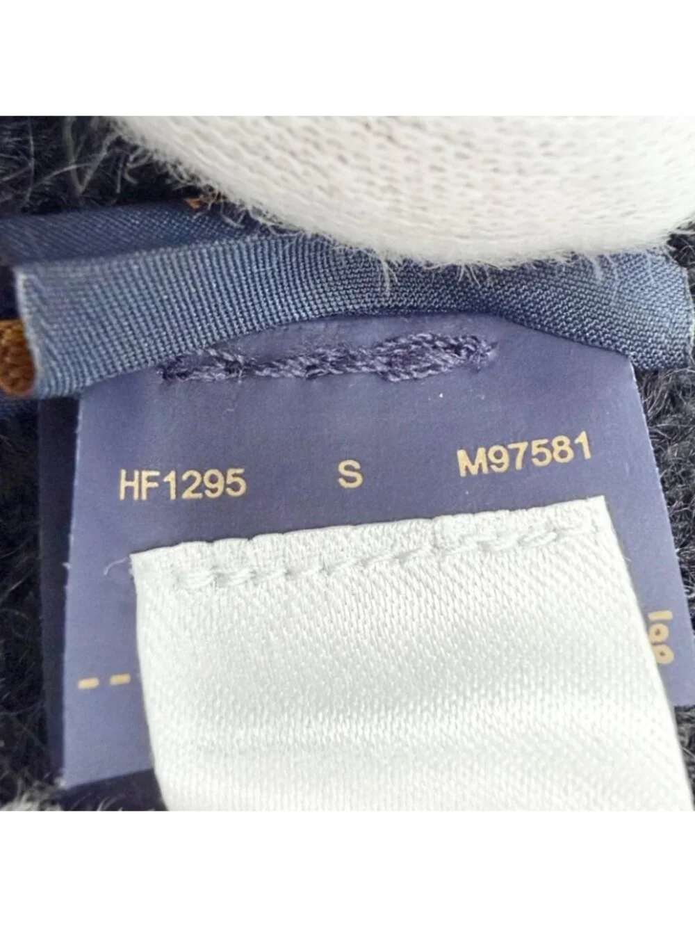 Louis Vuitton Gloves LV Script Mohair Wool Logo Embroidery Knit Black